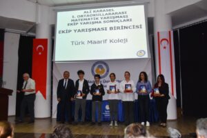 DAÜ 1. ALİ KARASEL ORTAOKULLAR ARASI MATEMATİK YARIŞMASINDA BİRİNCİLİK